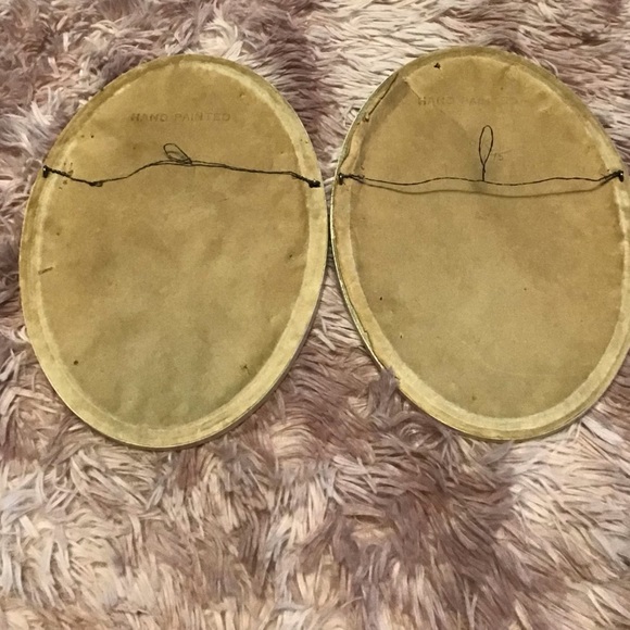 Hand Painted Framed Flowers  Set of 2 - Picture 4 of 11